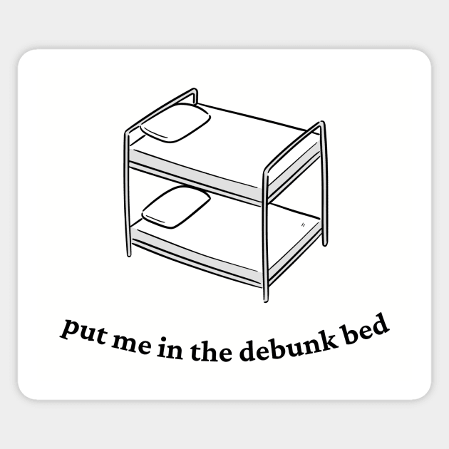 Debunk Bed Sticker by Maintenance Phase